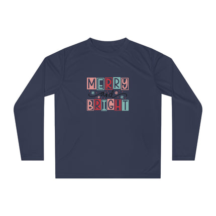 Christmas themed Unisex Performance Long Sleeve Shirt