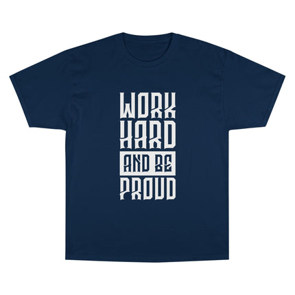 Champion-T-Shirt mit Typografie-Motiv
