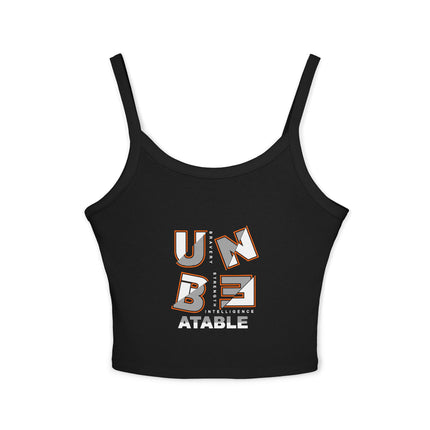 Typografie Themen Damen Spaghetti Strap Tank Top 