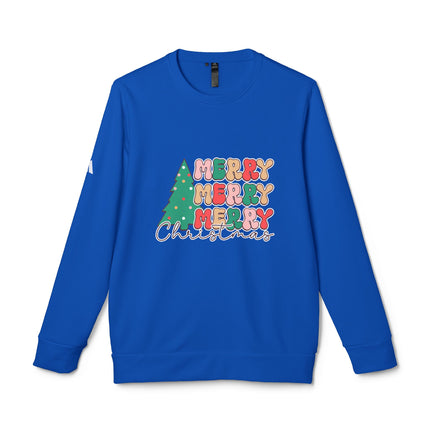 Christmas themed Adidas Unisex Fleece Crewneck Sweatshirt