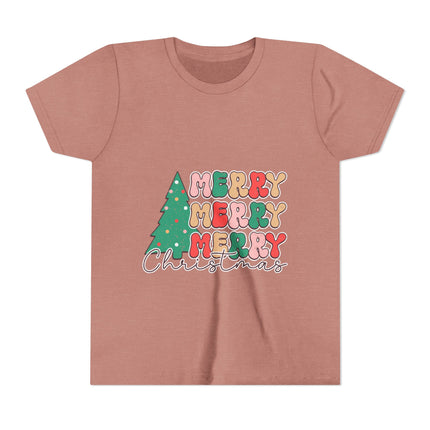 Kurzärmeliges T-Shirt für Jugendliche mit Weihnachtsmotiv