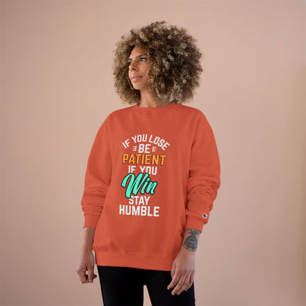 Champion-Sweatshirt mit Typografie-Motiv