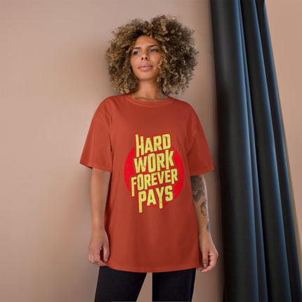 Champion-T-Shirt mit Typografie-Motiv