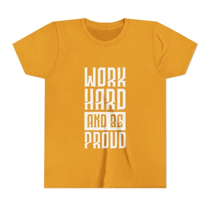Kurzärmeliges Jugend-T-Shirt mit Typografie-Motiv