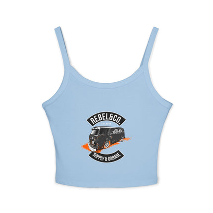 Auto-Enthusiasten Themen Damen Spaghetti Strap Tank Top 