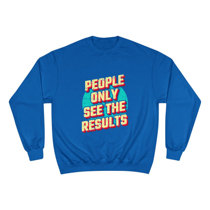 Champion-Sweatshirt mit Typografie-Motiv