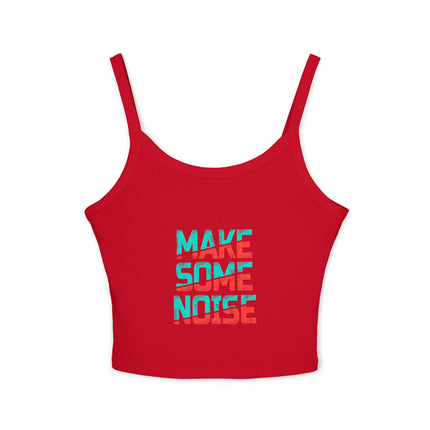 Typografie Themen Damen Spaghetti Strap Tank Top 