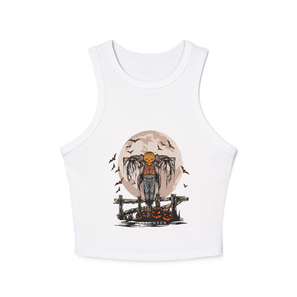Halloween-Themen Damen Micro Rib Racer Tank Top