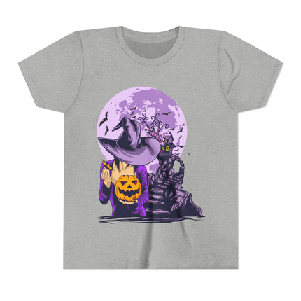 Halloween-Kurzarm-T-Shirt für Jugendliche