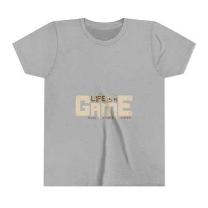 Typography themed Youth Short Sleeve Tee