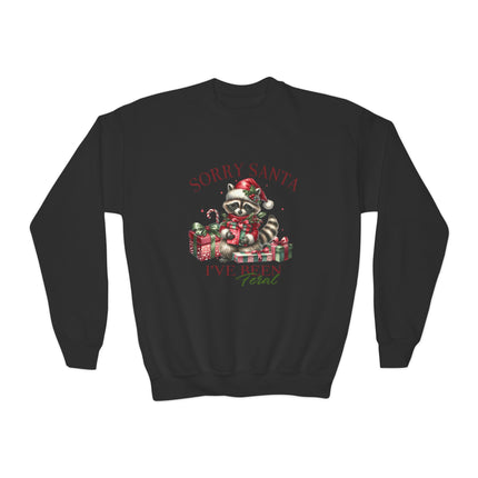 Christmas themed Youth Crewneck Sweatshirt