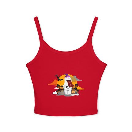 Halloween-Themen Damen Spaghetti Strap Tank Top 