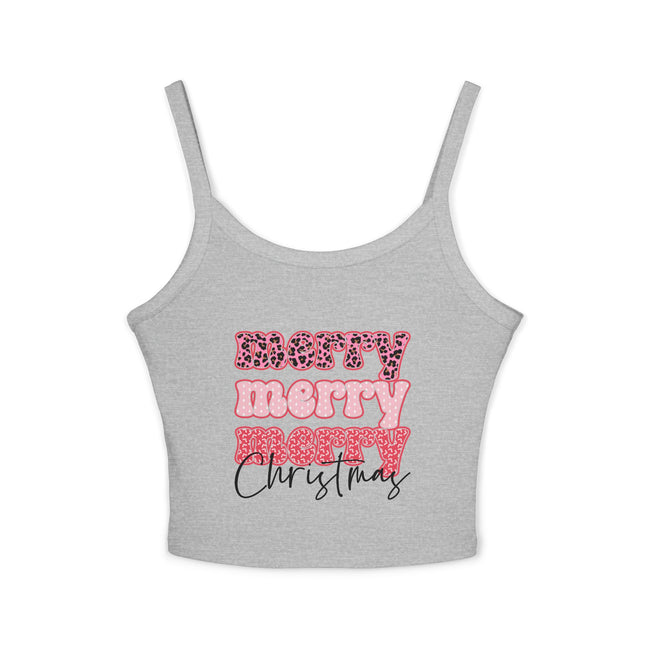 Weihnachtsmotiv Damen Spaghettiträger Tank Top 