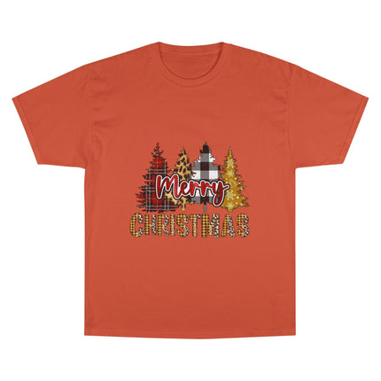 Champion-T-Shirt mit Weihnachtsmotiv