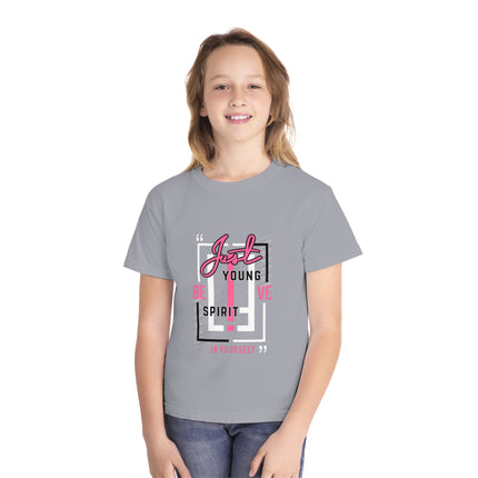 Typography themed Youth Midweight Tee