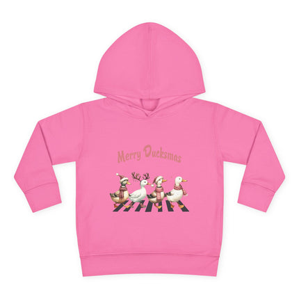 Christmas themed Toddler Pullover Fleece Hoodie
