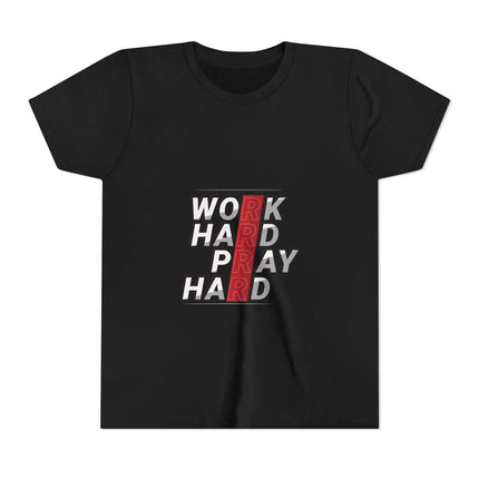 Typography themed Youth Short Sleeve Tee