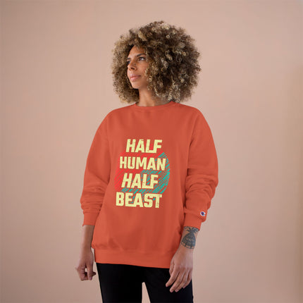 Champion-Sweatshirt mit Typografie-Motiv