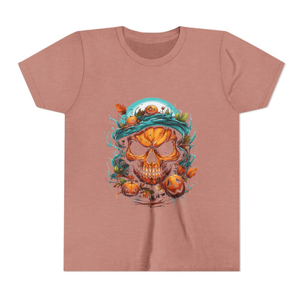 Halloween-Kurzarm-T-Shirt für Jugendliche