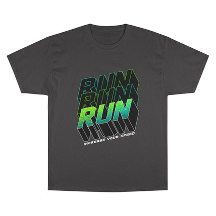 Champion-T-Shirt mit Typografie-Motiv