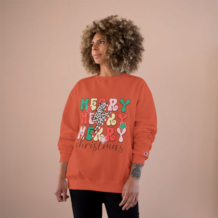 Christmas themed Champion Sweatshirt