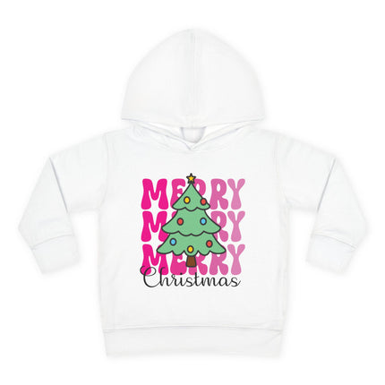 Christmas themed Toddler Pullover Fleece Hoodie