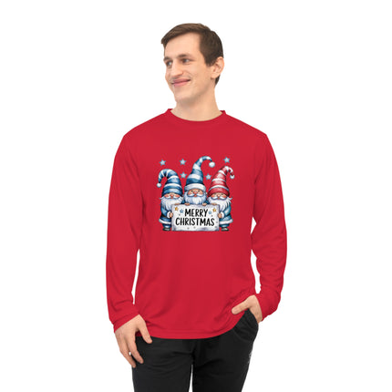 Christmas themed Unisex Performance Long Sleeve Shirt