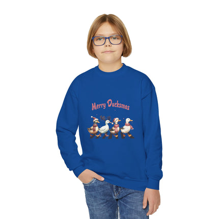 Christmas themed Youth Crewneck Sweatshirt