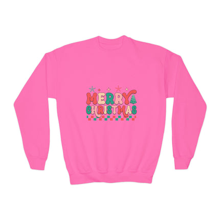 Christmas themed Youth Crewneck Sweatshirt