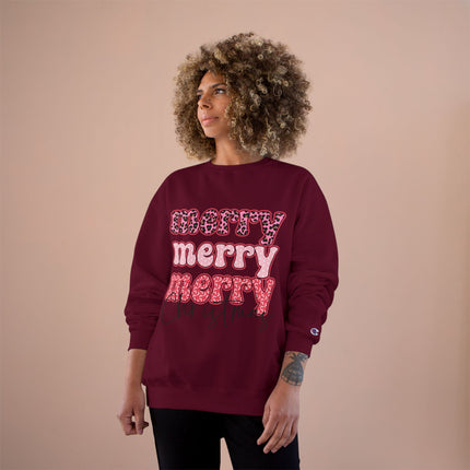 Christmas themed Champion Sweatshirt