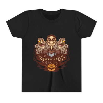 Halloween-Kurzarm-T-Shirt für Jugendliche
