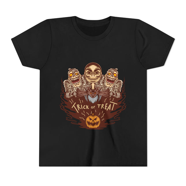 Halloween themed Youth Short Sleeve Tee