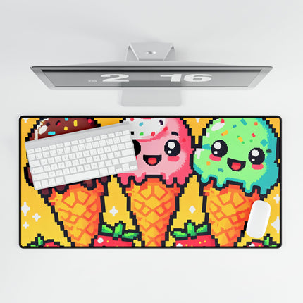 Bezaubernde Schreibtischunterlagen mit Eistüten-Design 