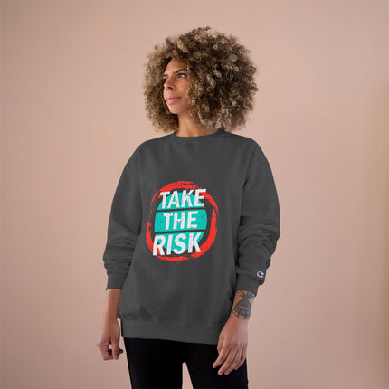 Champion-Sweatshirt mit Typografie-Motiv