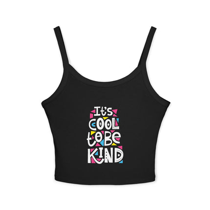 Typografie Themen Damen Spaghetti Strap Tank Top 