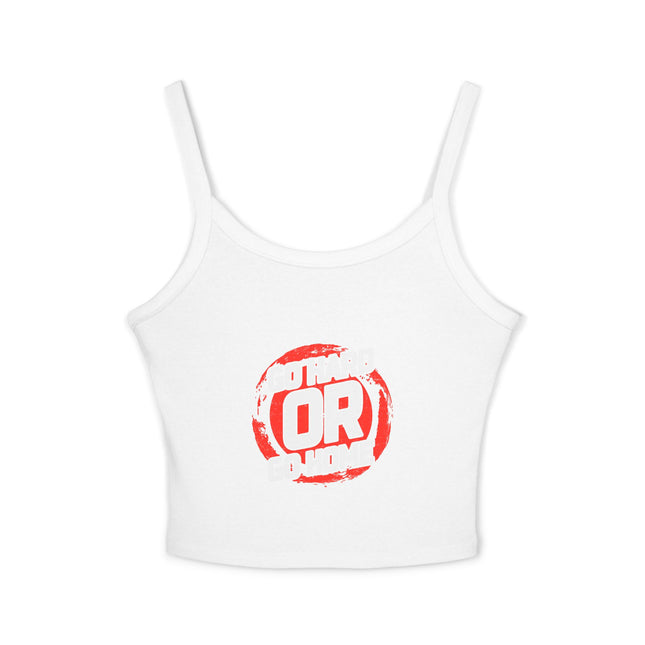 Typografie Themen Damen Spaghetti Strap Tank Top 