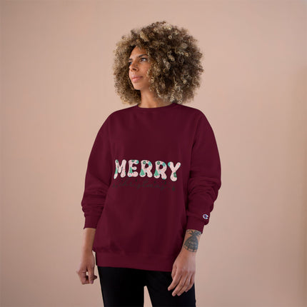 Christmas themed Champion Sweatshirt