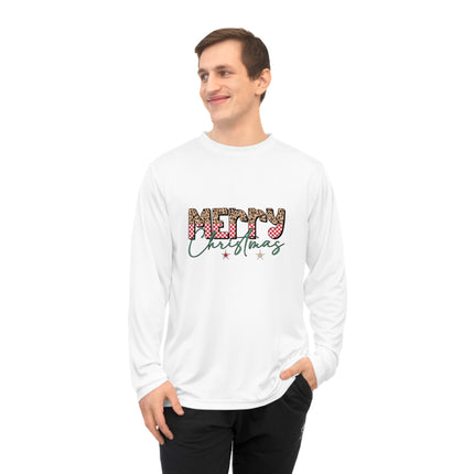 Christmas themed Unisex Performance Long Sleeve Shirt