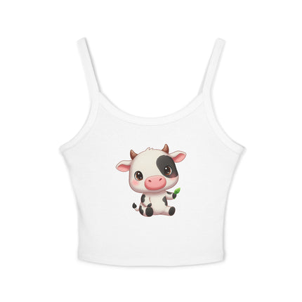 Cute Cub Graphic designed Women's Spaghetti Strap Tank Top