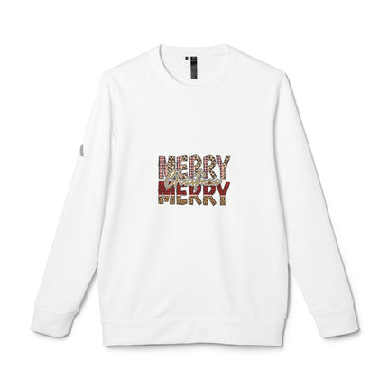 Christmas themed Adidas Unisex Fleece Crewneck Sweatshirt