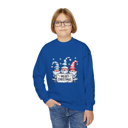 Christmas themed Youth Crewneck Sweatshirt