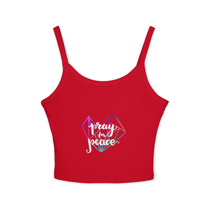Typografie Themen Damen Spaghetti Strap Tank Top 