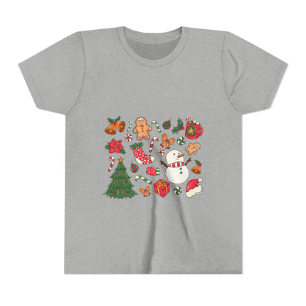 Christmas themed Youth Short Sleeve Tee