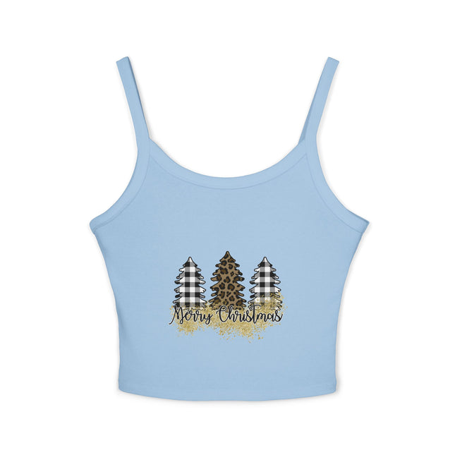 Weihnachtsmotiv Damen Spaghettiträger Tank Top 