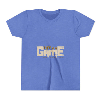 Typography themed Youth Short Sleeve Tee