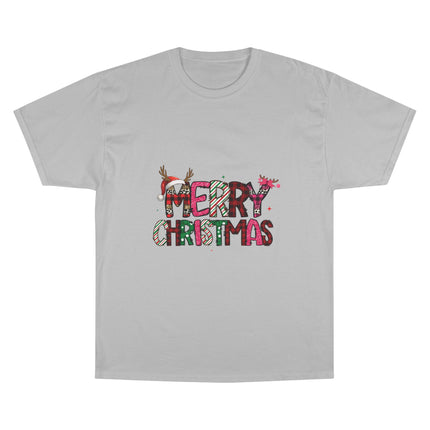 Champion-T-Shirt mit Weihnachtsmotiv