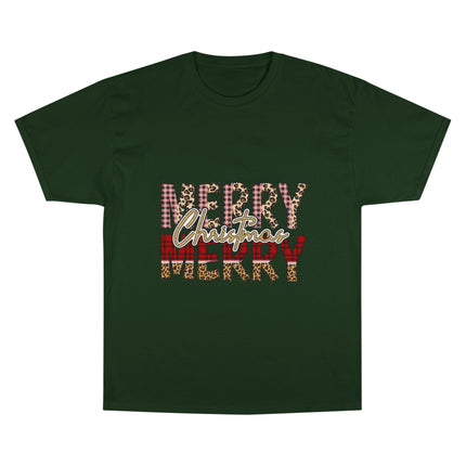 Champion-T-Shirt mit Weihnachtsmotiv