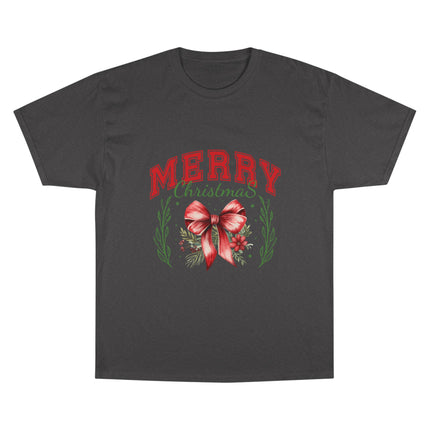 Champion-T-Shirt mit Weihnachtsmotiv