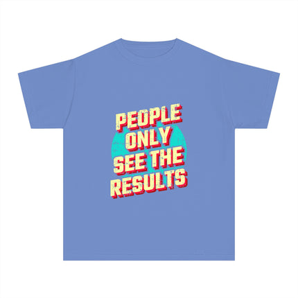 Typography themed Youth Midweight Tee