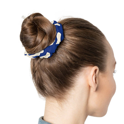 Cute Blue Pattern design themed Scrunchie